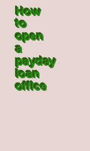 Payday loans llc